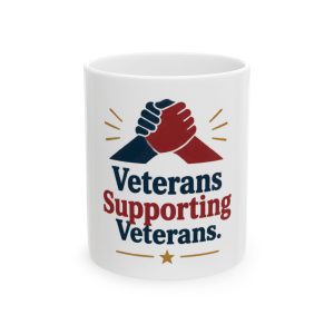 Veteran Supporting Veterans Ceramic Mug, (11oz, 15oz)