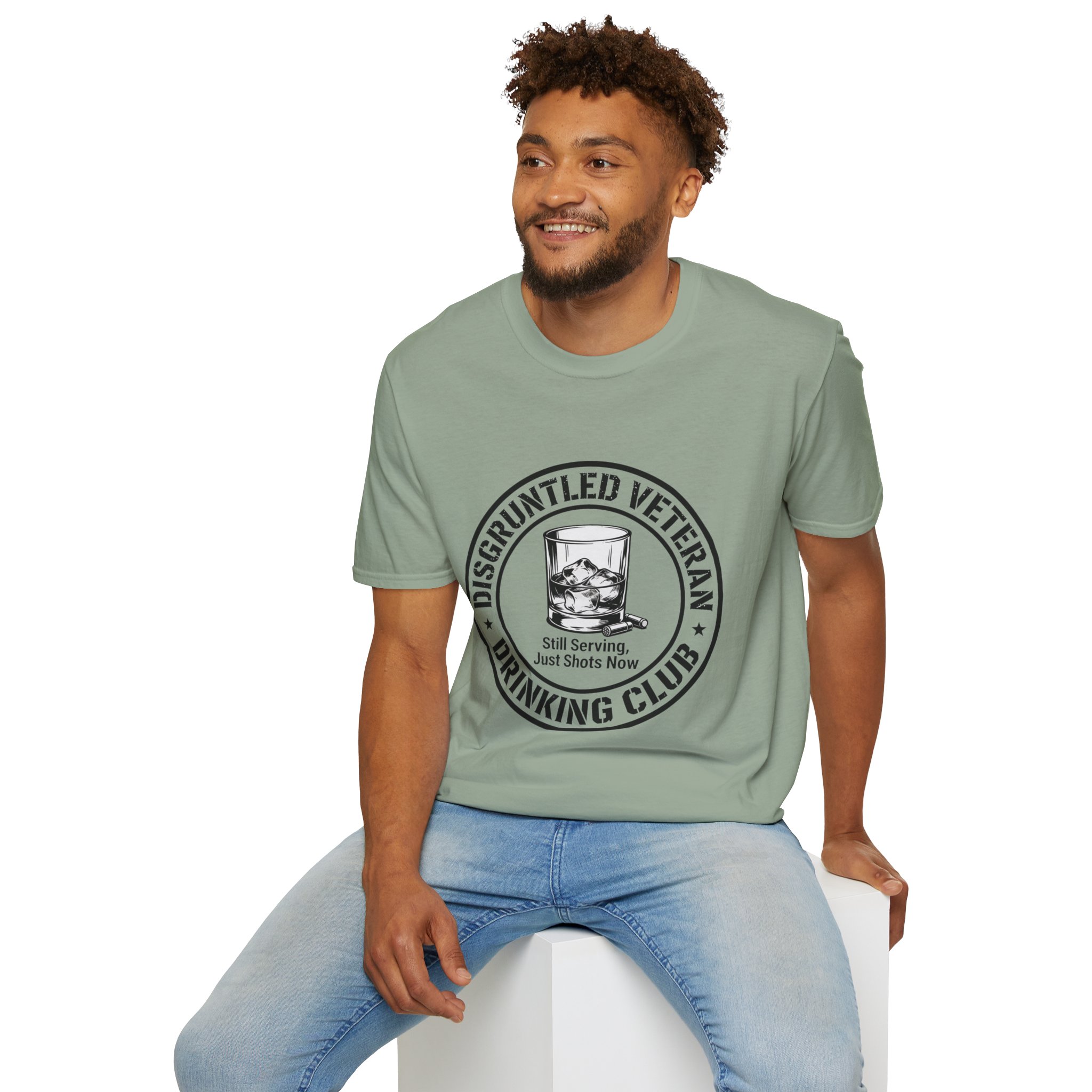Disgruntled Veteran Drinking Club T-Shirt - Image 5