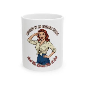 Protected by an Unstable Veteran Ceramic Mug, (11oz, 15oz)