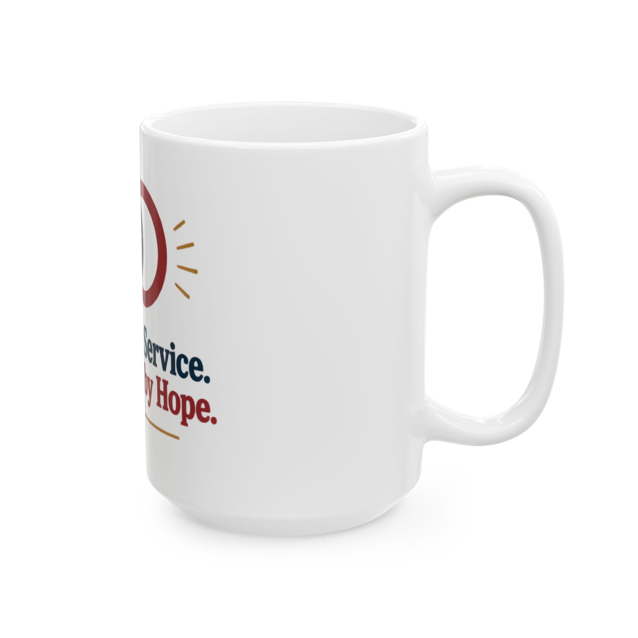 United by Service, Connected by Hope Ceramic Mug, (11oz, 15oz) - Image 4