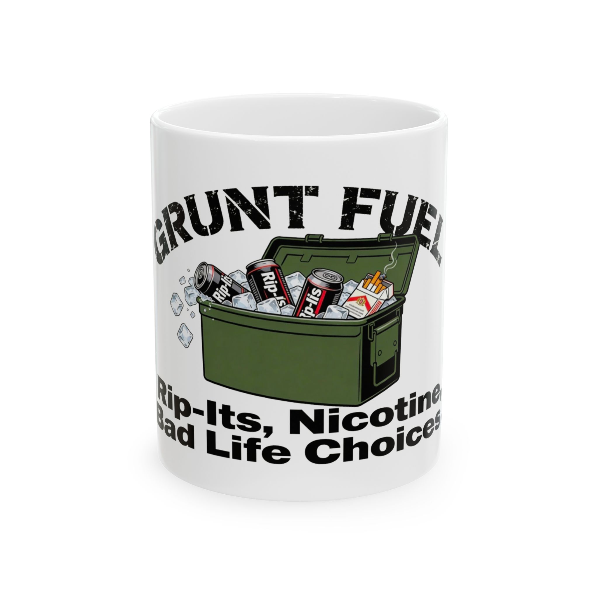 Grunt Fuel Ceramic Mug, (11oz, 15oz)